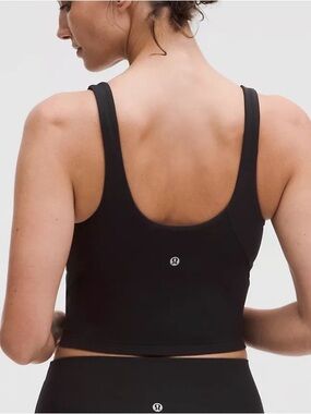 lululemon black align tank *read description*